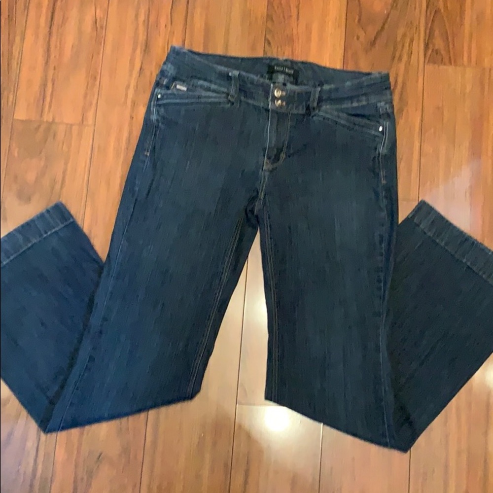 White House Black Market  Flare leg Size 4 short